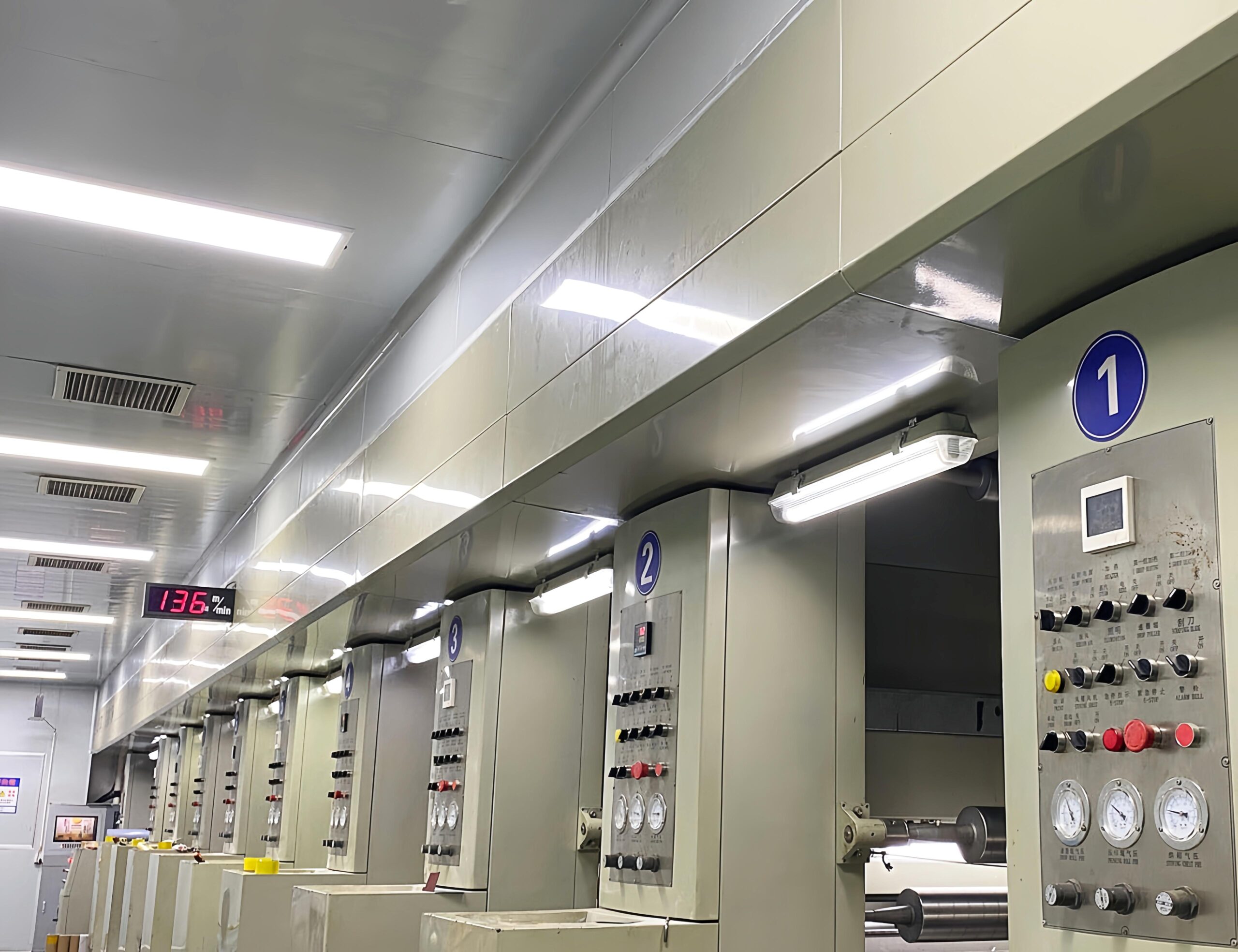 9 colors gravure printing plant